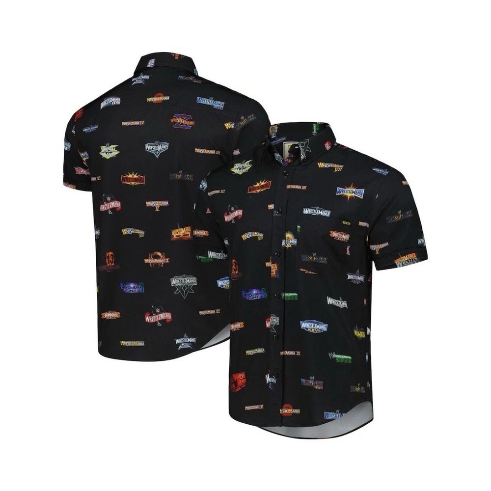 NWT RSVLTS x WWE 2020 Exclusive Shirt "Wrestlemania" KUNUFLEX -MENS XXXL 3XL